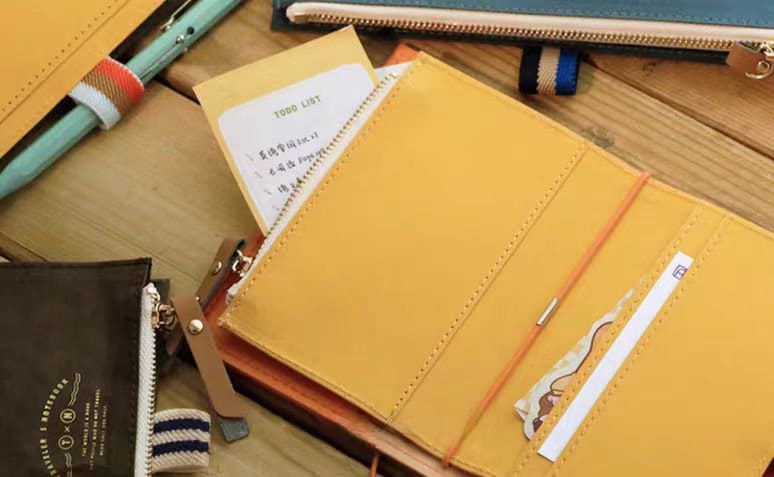 Travel Journal Accessories Zipper Pocket Insert Cardholder | TN Standard Passport Size | Organizer | Travel Journal