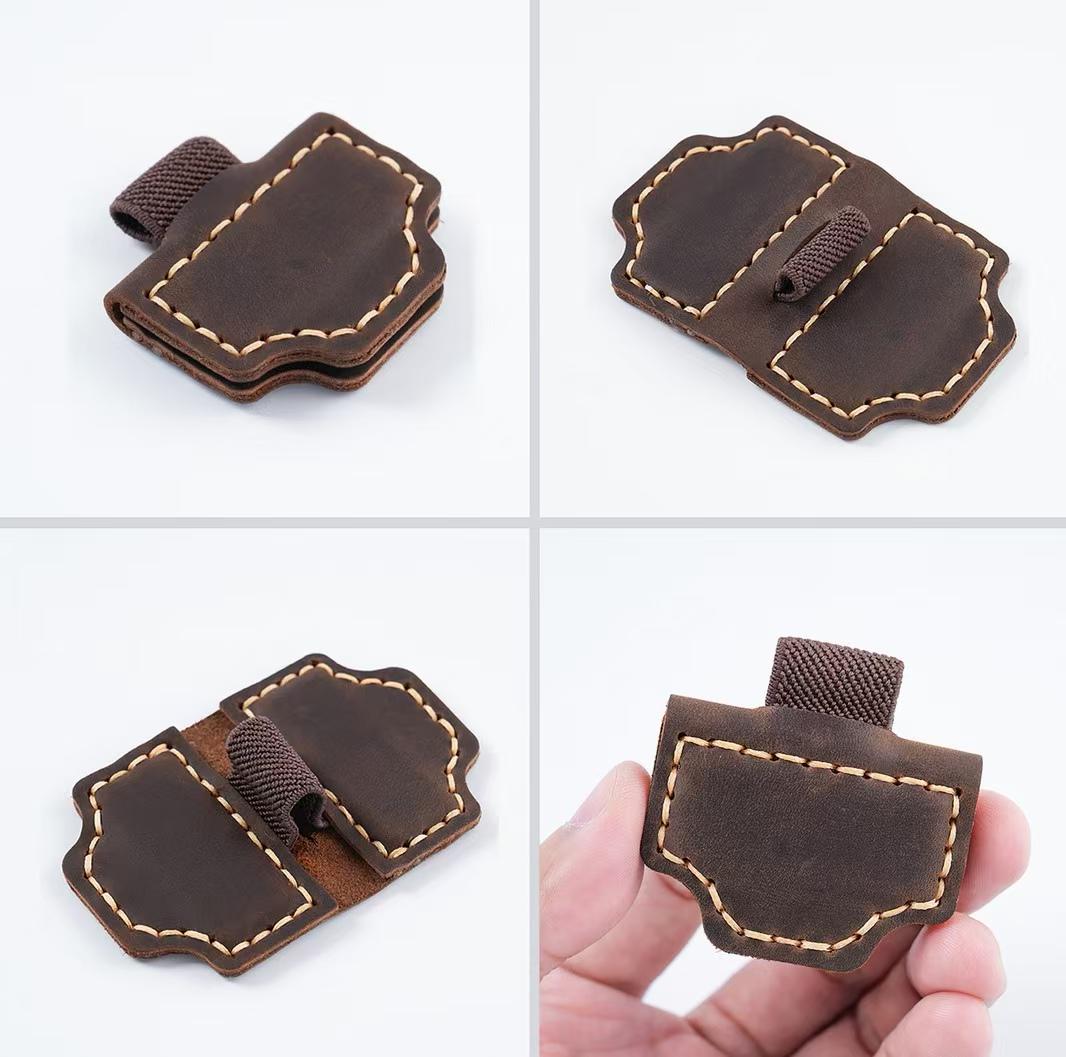 Handmade 100% Genuine Leather Magnetic Pen Holder Clip | Notebooks | Pen Loop | Pen Organizer | Magnetic Pencil Holder | Journal Accessory