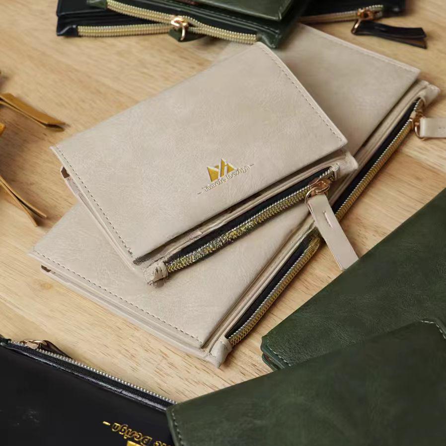 Travel Journal Accessories Zipper Pocket Pen Holder | TN Standard Passport Size Organizer | Travel Journal