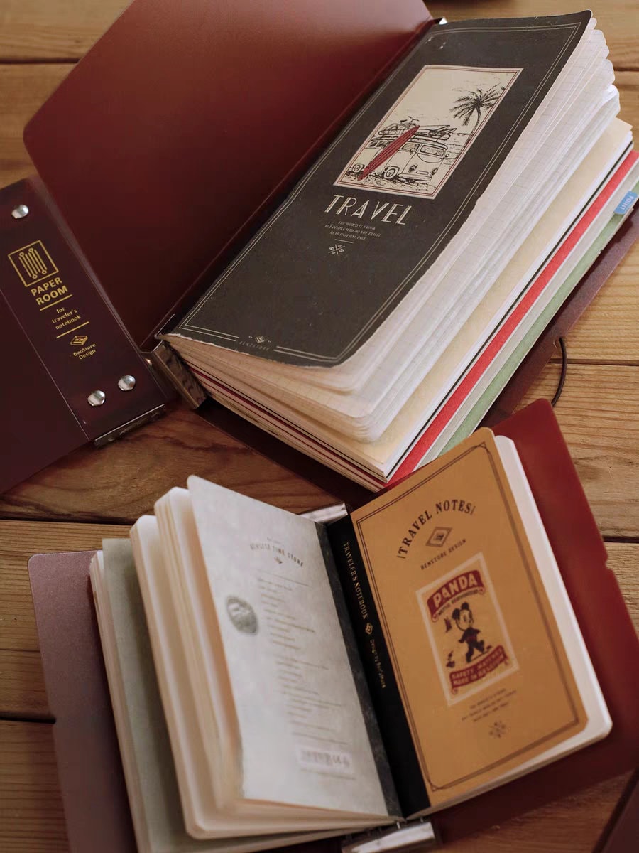 Travel Journal Refill Holder | Standard Passport TN Travel Journal Organizer | Refill Insert Storage