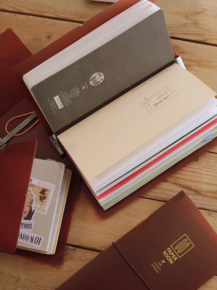 Travel Journal Refill Holder | Standard Passport TN Travel Journal Organizer | Refill Insert Storage