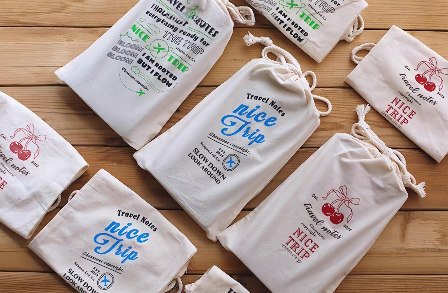 Traveler‘s Notebook Cotton Bags | Journal Pouches Storage Bag | Standard Passport TN Organizer | TN Accessories