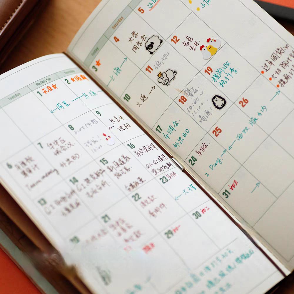 2025 Monthly Plan TN Travel Journal Refills | Standard Passport Size Inserts | Journal Planner | Travel Journal Accessories