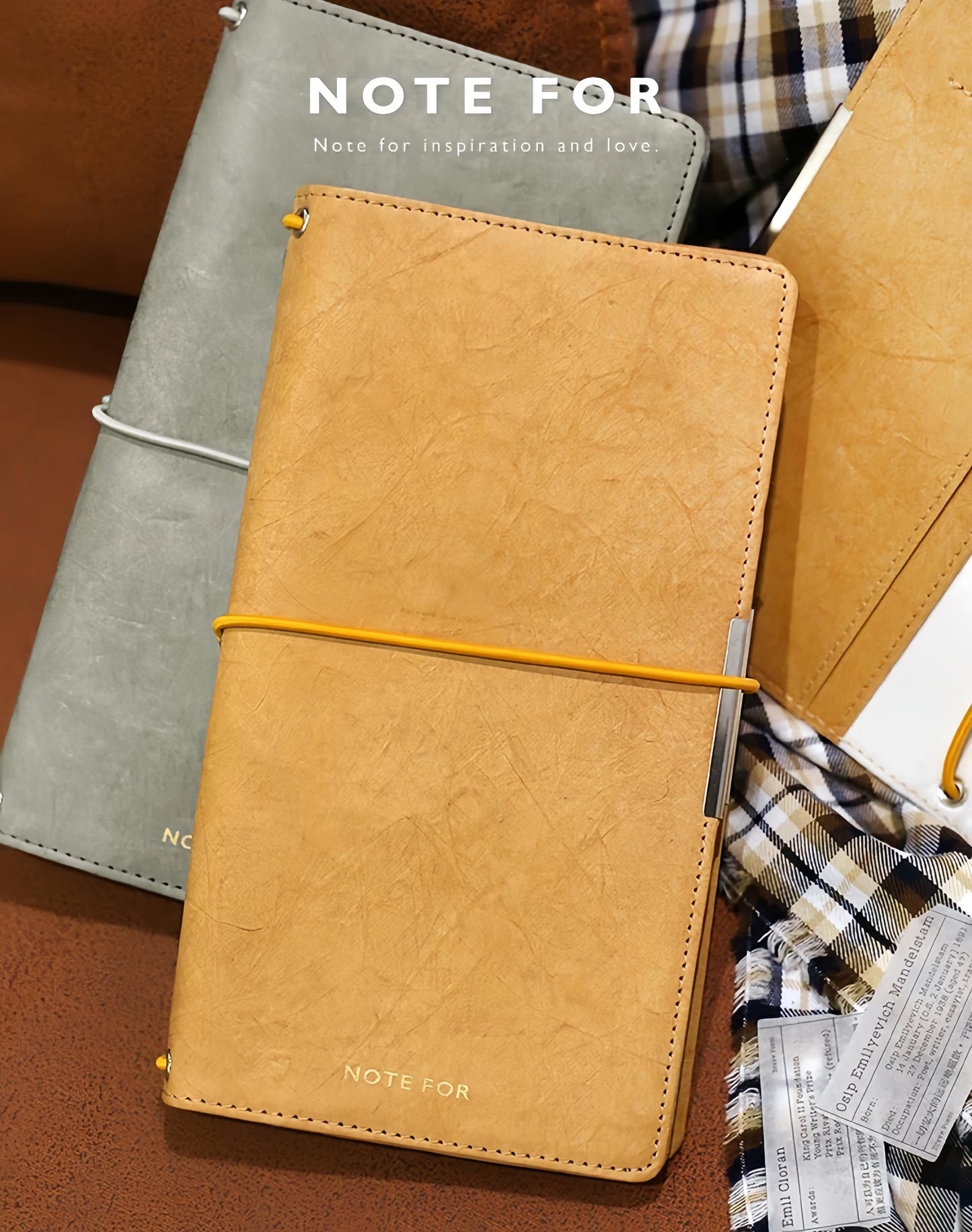 Travel Journal Set | Standard Size | DuPont Paper Cover | Travel Journal | Notebook Journal Supplies | Gift for Her