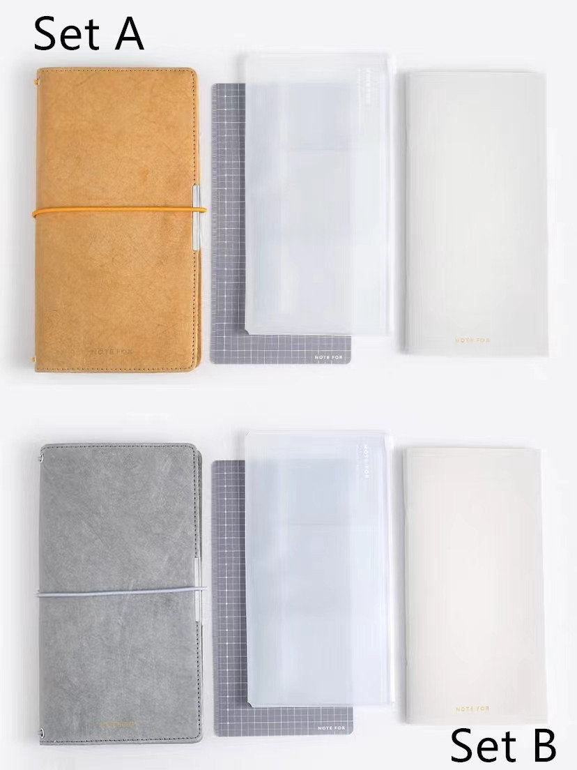 Travel Journal Set | Standard Size | DuPont Paper Cover | Travel Journal | Notebook Journal Supplies | Gift for Her