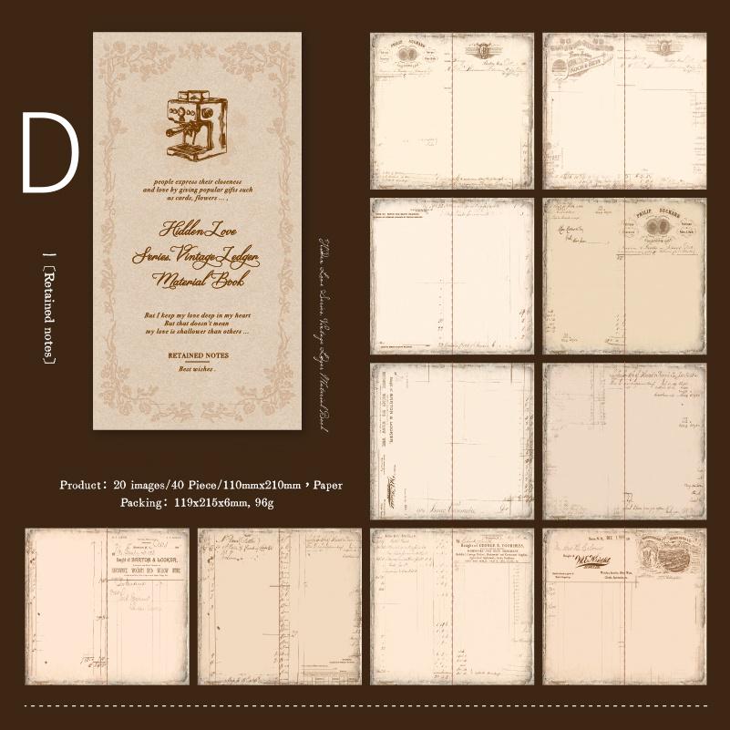 Stitch Material Notebook | Travel Journal Inserts Refills | Standard Size | Travel Journal TN Accessories