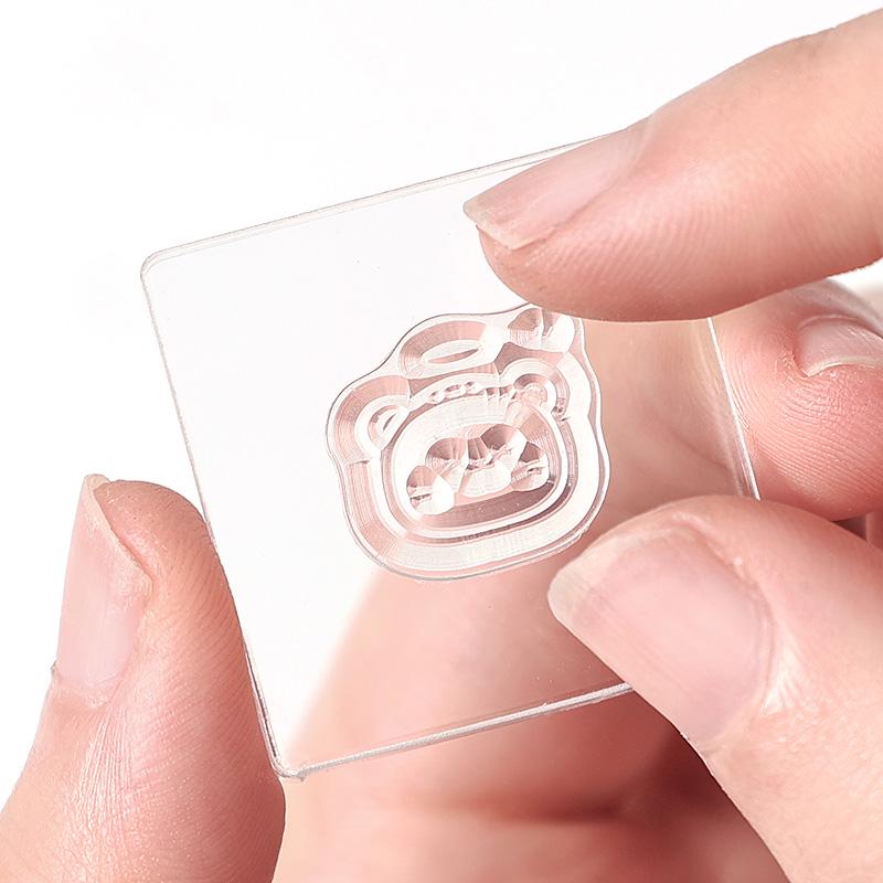 Mini Icon Clear Stamp | Cute Cat Dog Food Daily Life Plan Transparent Rubber Stamps | Bullet Journal Planner Accessories Journaling Supplies