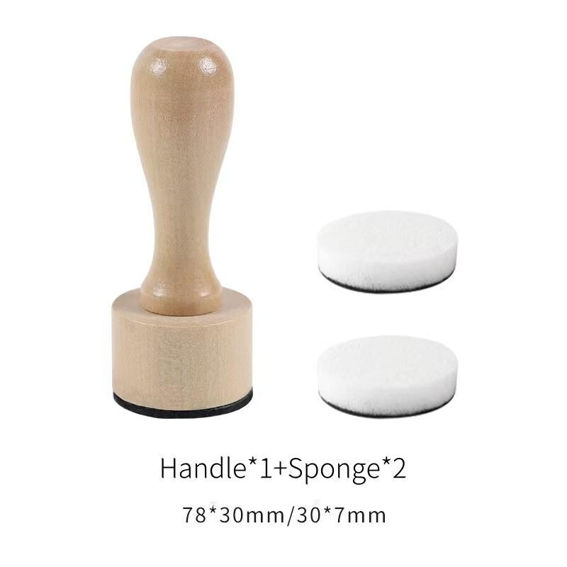 Wood Handle Applicator Tool | Mini Blending Tools With Foam | Ink Blending Tool | Foam Applicators