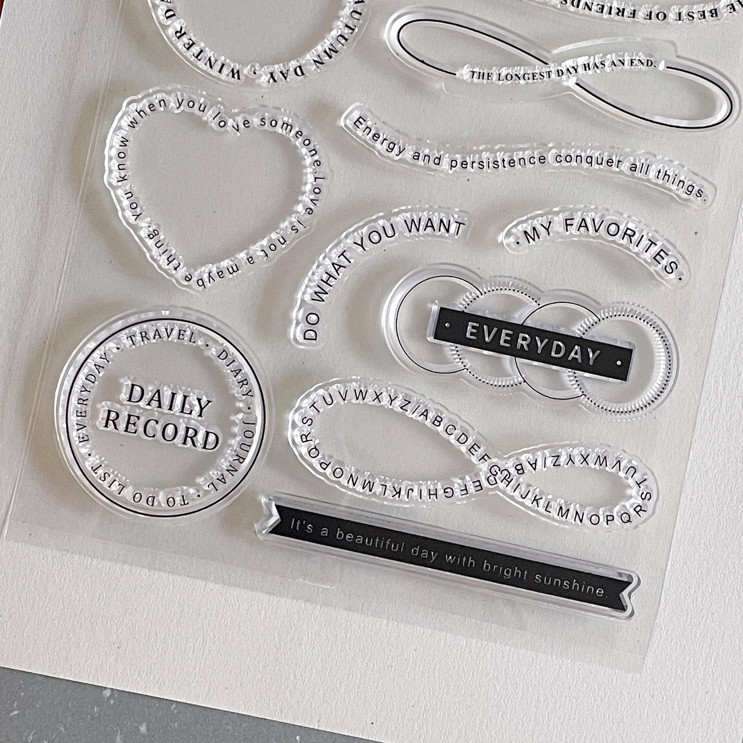 Vintage Ornamental Frame Clear Stamp | Round Oval Label Transparent Rubber Stamps | Bullet Journal Planner Accessories Journaling Supplies