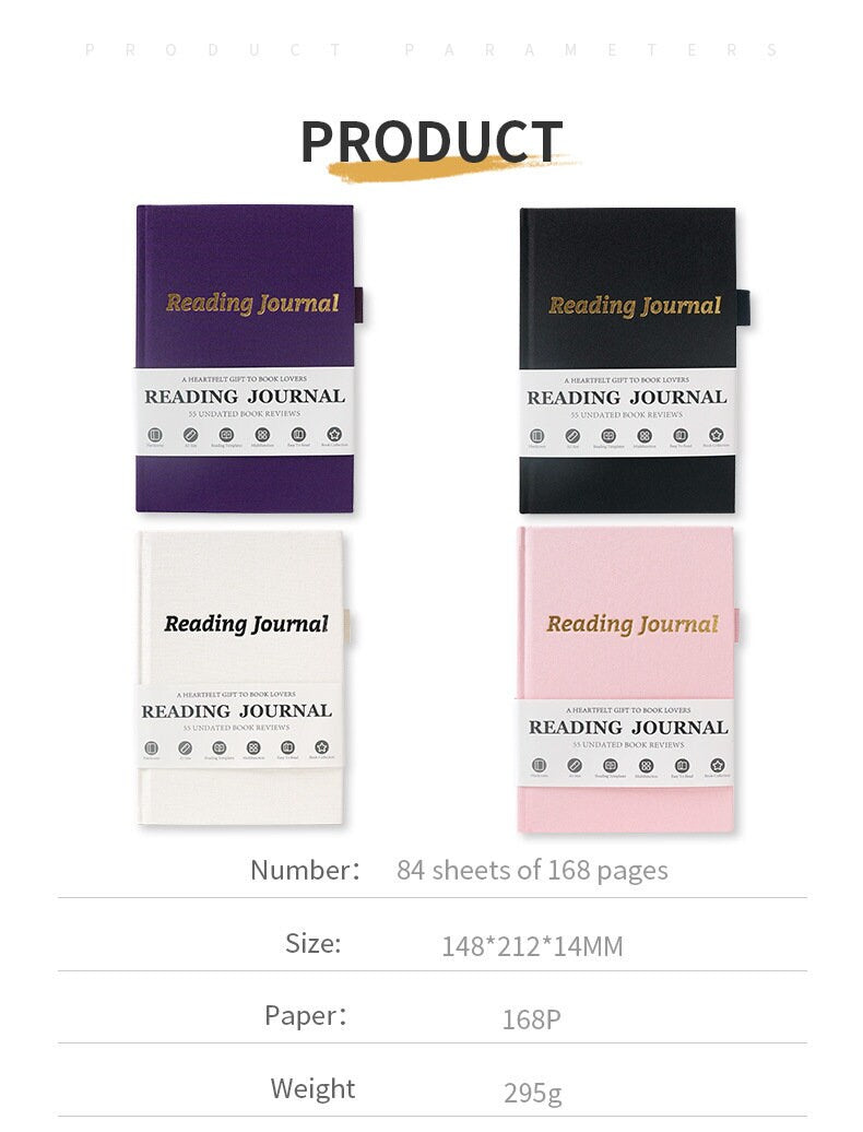 Reading Tracker Journal | Book Review Journal | Physical Reading Planner | Book Club Gift | Book Lover Gift | Gift for Her