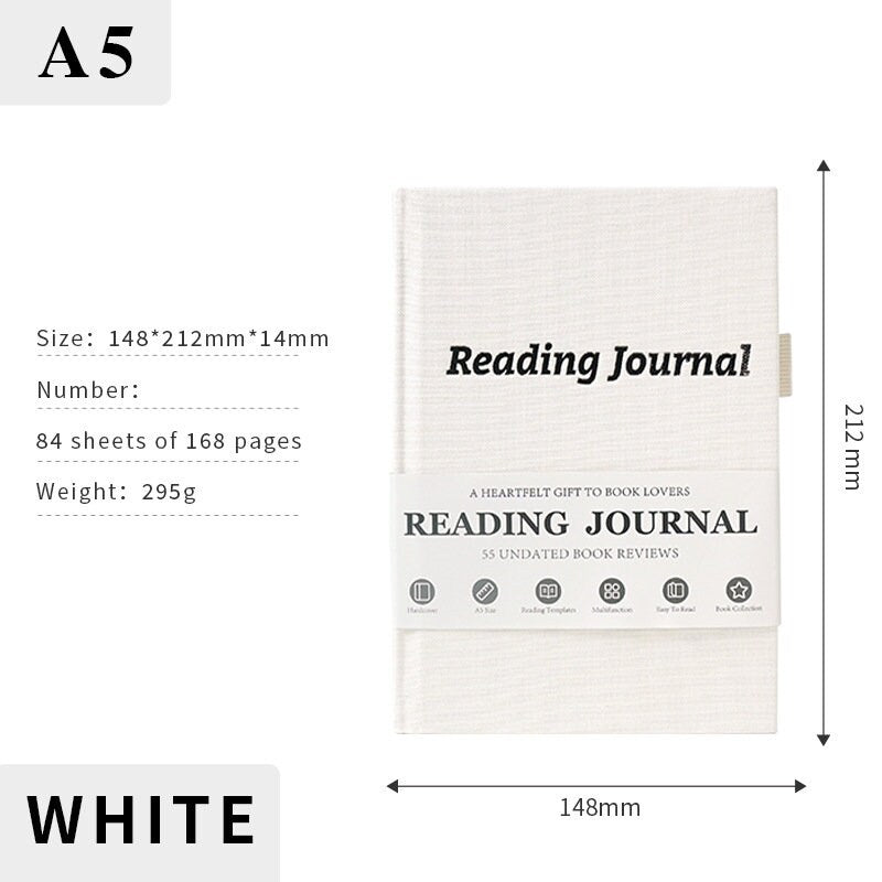 Reading Tracker Journal | Book Review Journal | Physical Reading Planner | Book Club Gift | Book Lover Gift | Gift for Her