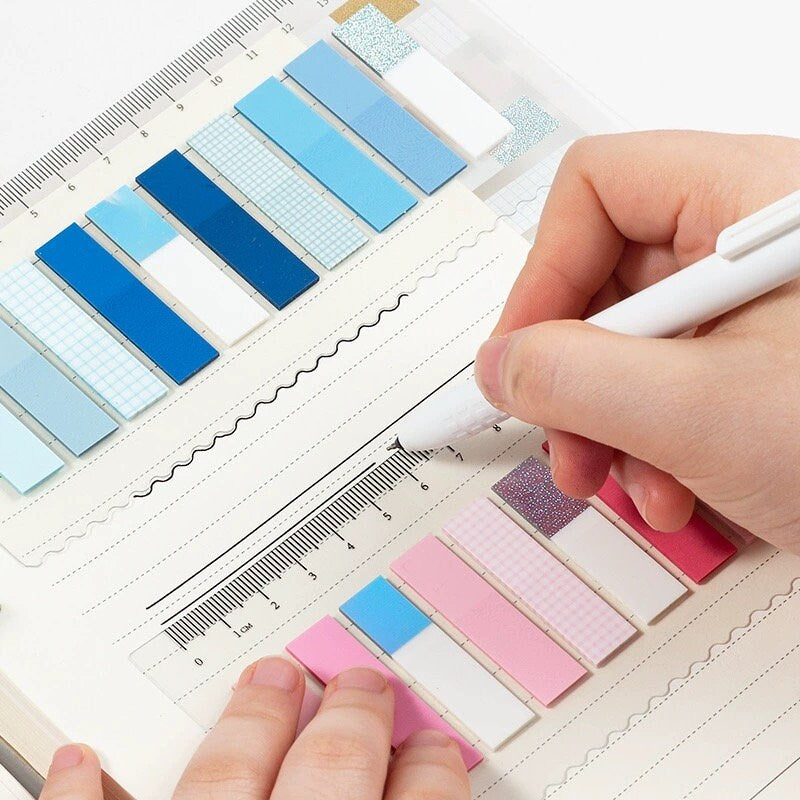 Sticky Tabs Book Tabs Page Markers Page Flags Sticky Notes | Index Tabs | Writable Book Annotation Kit | Journal Planner Study