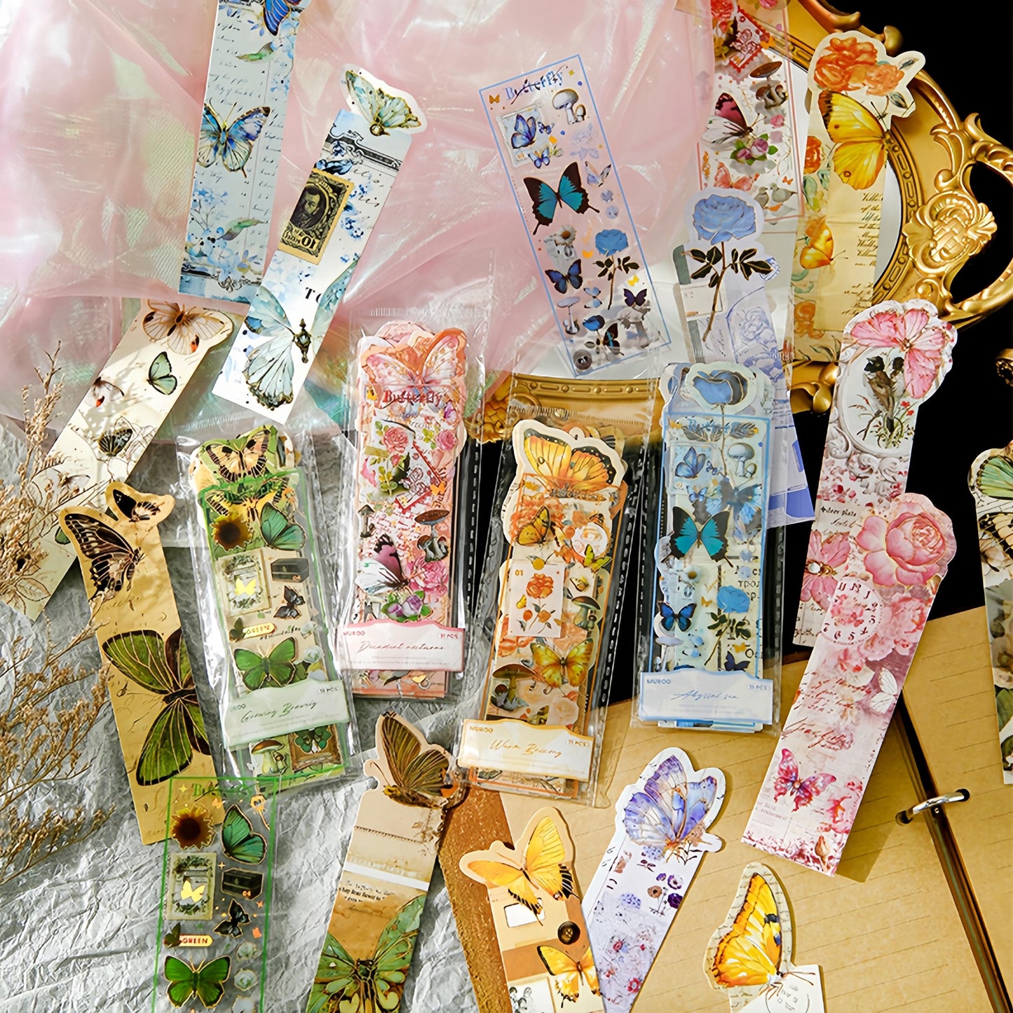 Retro Butterfly Dream Bookmark | Butterfly Page Keeper | Book Lover Gift | Planner Journal Bookmarks | Book Accessories Gift for Reader Her