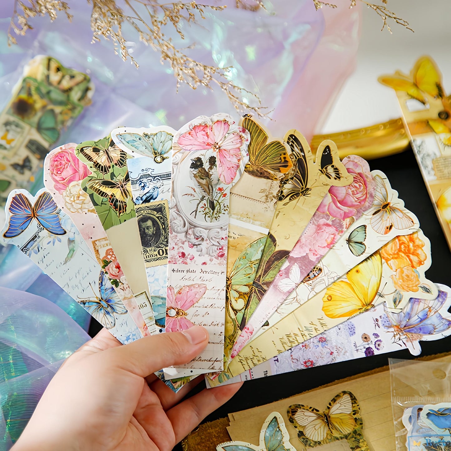 Retro Butterfly Dream Bookmark | Butterfly Page Keeper | Book Lover Gift | Planner Journal Bookmarks | Book Accessories Gift for Reader Her
