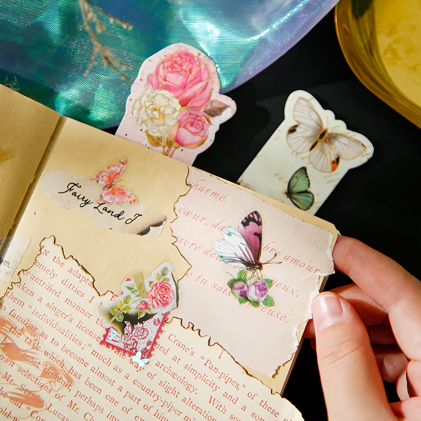 Retro Butterfly Dream Bookmark | Butterfly Page Keeper | Book Lover Gift | Planner Journal Bookmarks | Book Accessories Gift for Reader Her