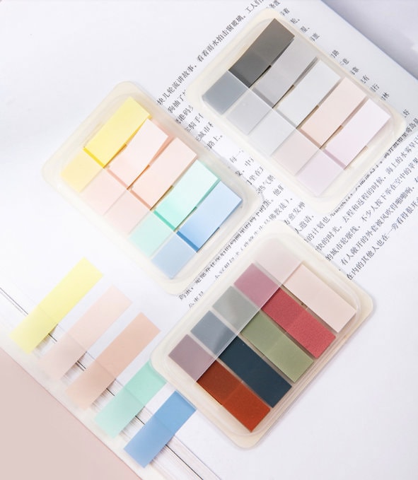 Transparent Index Sticky Notes | Page Markers | Index Stickers| Planner | Study Supplies