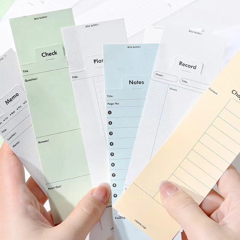Creative Foldable Notepad | Memo Pad | Creative Bookmark | Note Taking | Office Study Supplies | Gift for Booklover