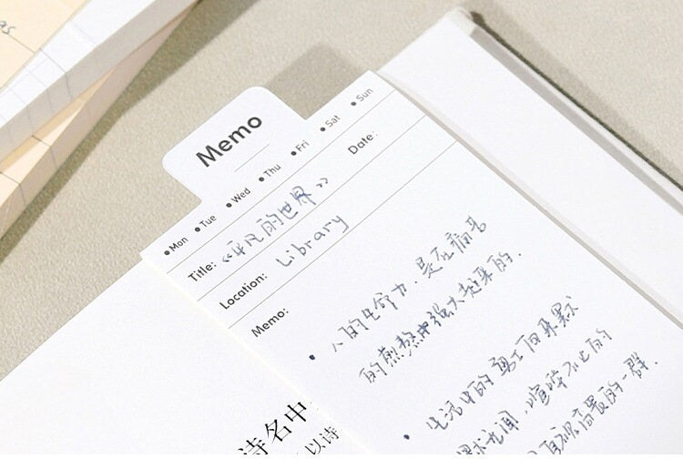 Creative Foldable Notepad | Memo Pad | Creative Bookmark | Note Taking | Office Study Supplies | Gift for Booklover