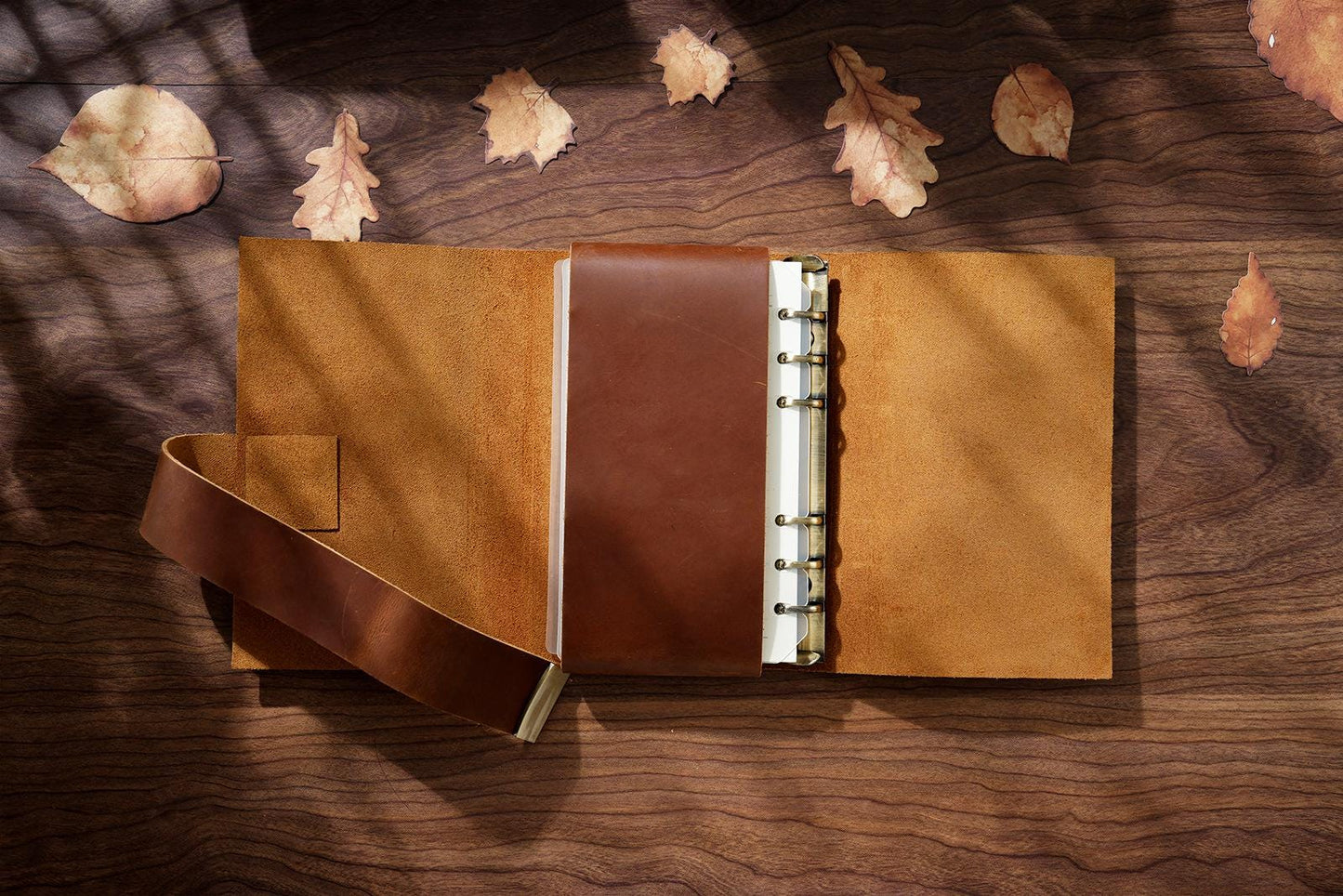 100% Genuine Leather Retro Password Lock 6 Ring Binder | A5 A6 Personal A7 | Handmade Sketchbook Notebook Diary Planner | Gift for Her Him