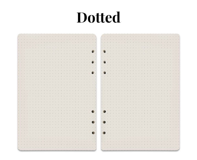 80 Sheets Printed Planner Inserts | Personal A5 Size | 6 Rings Planner | Binder Refills | 2025 Planner Inserts | Weekly Monthly Daily Plan