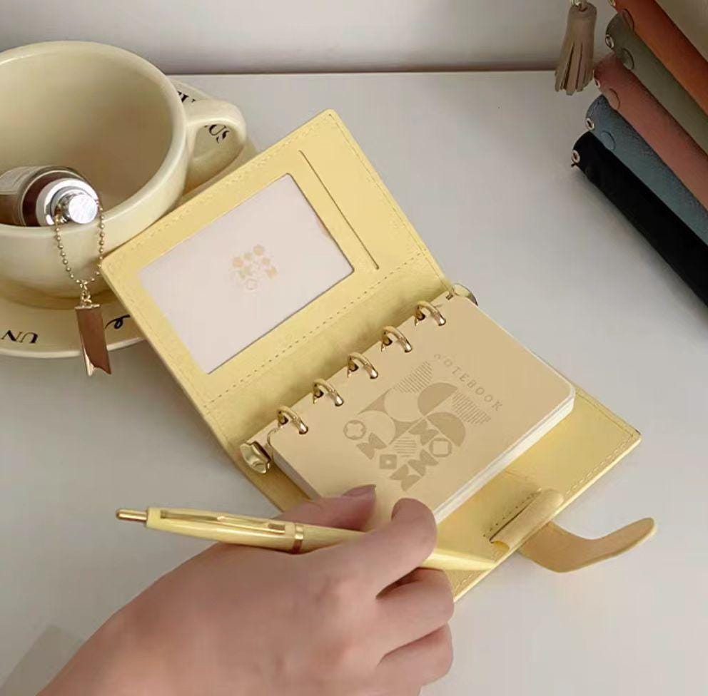 2025 Leather 6 Ring Planner Binder | A5 Personal A7 M5 Size | Refillable Notebook Journal Daily Planner Organizer | Luxury Gift for Her