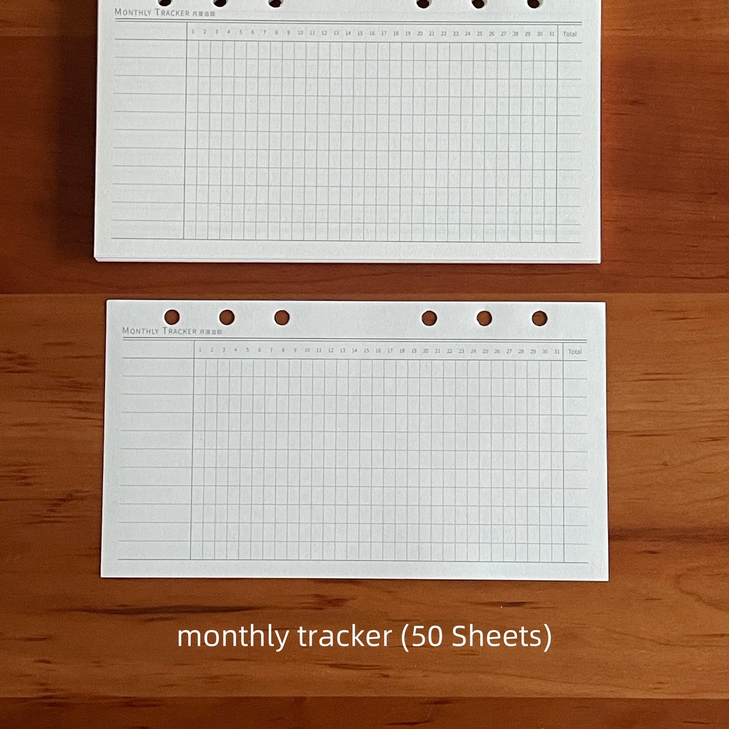 Printed Planner Inserts | M5 A7 Personal A6 Size 6 Ring Binder | Daily Weekly Montly Plan Habit Tracker | Planner Refill Paper |2025 Planner