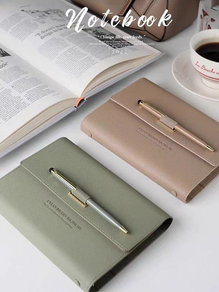 2025 A5 A6 A7 Leather 6 Ring Binder | Planner Cover | Journal Agenda Notebook | Luxury Gift for Her | School Office Stationery