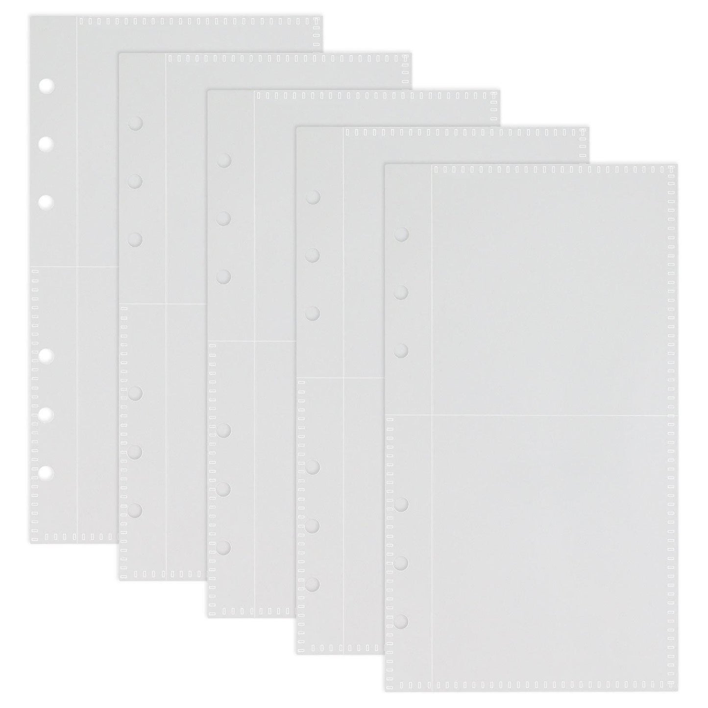 Personal Size 6 Ring Binder Divider Pocket | Sticker Organizer | PVC Insert Pocket | Cash Envelope | Budget Book Planner