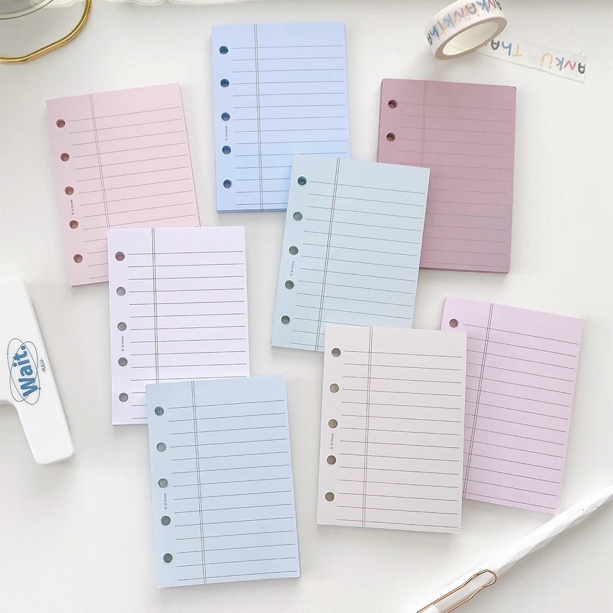 M5 A8 Lined Planner Inserts | 5 Ring Binder Planner Refills | Weekly Daily Monthly Plan To Do List | Printed Ruled Inserts | Filofax Moterm