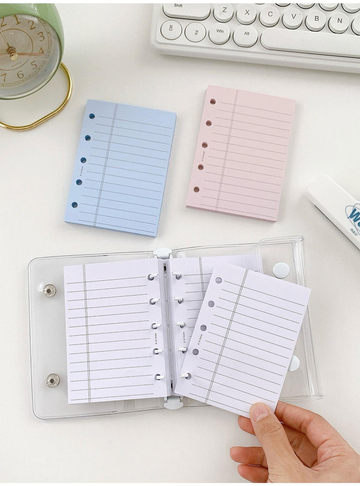 M5 A8 Lined Planner Inserts | 5 Ring Binder Planner Refills | Weekly Daily Monthly Plan To Do List | Printed Ruled Inserts | Filofax Moterm