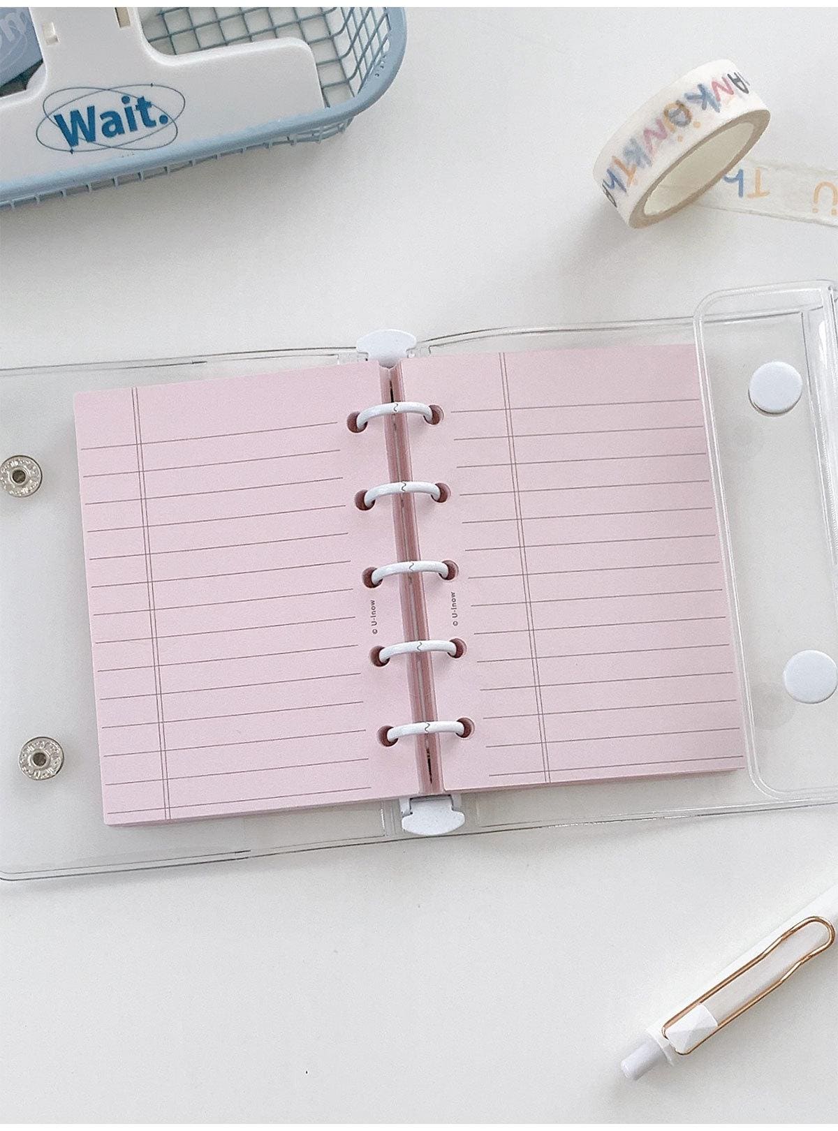 M5 A8 Lined Planner Inserts | 5 Ring Binder Planner Refills | Weekly Daily Monthly Plan To Do List | Printed Ruled Inserts | Filofax Moterm