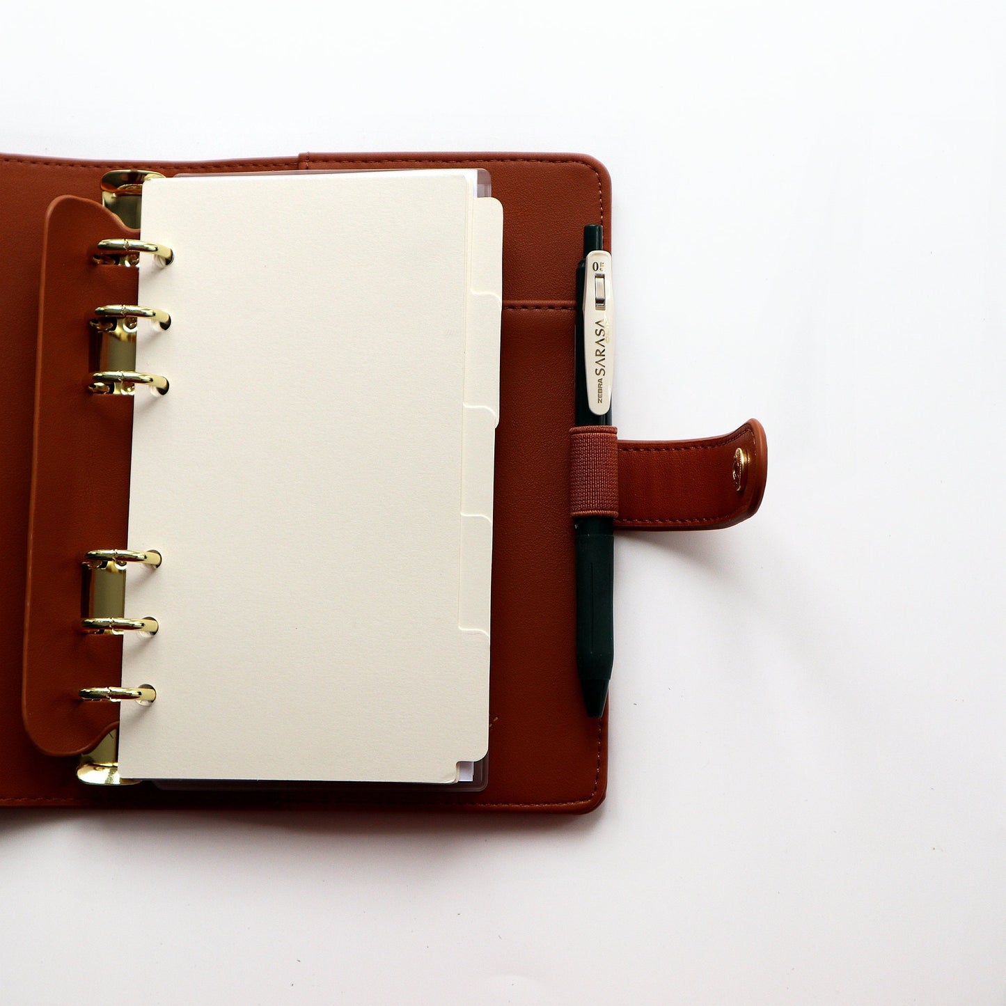 White Planner Dividers | Personal A5 | 6 Rings Planner Divider | Filofax | kikki.K