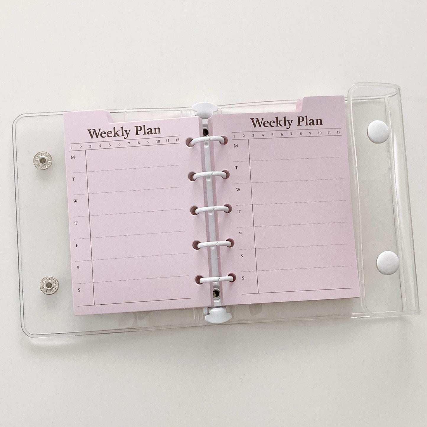 M5 A7 Printed Planner Inserts | 6 Ring Binder Refillable Planner Refills | | Check List Daily Plan To Do List Weekly Plan Memo Inserts