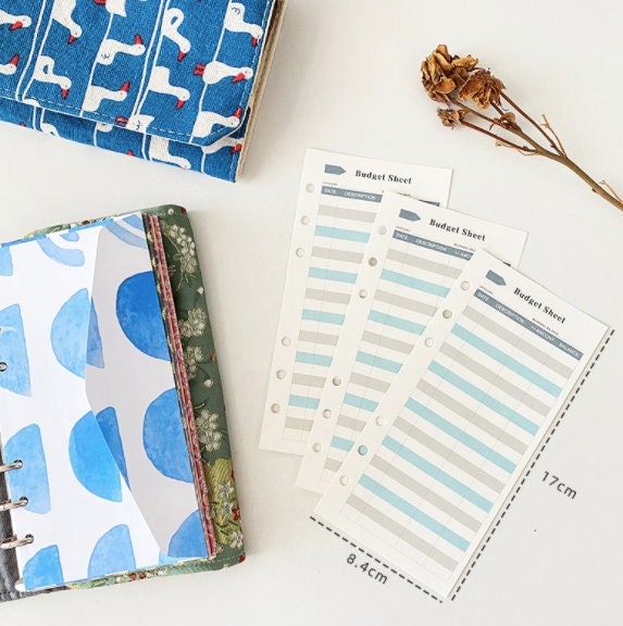 Cash Envelope Budgeting Sheets | Money Tracker | Budget Inserts | Budget Planner
