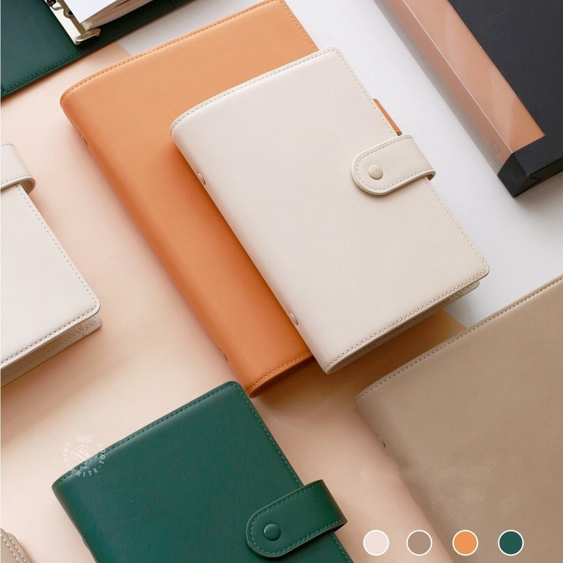 2024 Planner | Premium Faux Leather Binder | A5 Personal Planner | Planner Cover | Journal Agenda