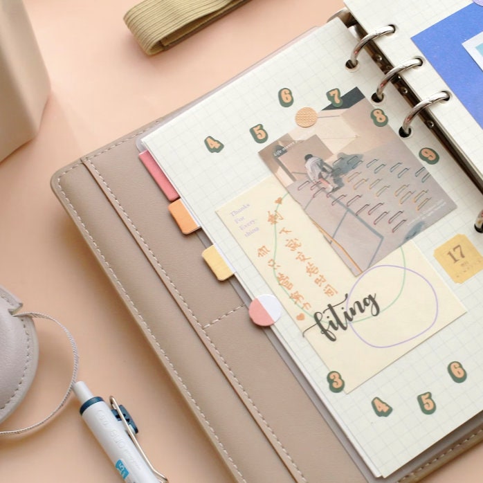 2024 Planner | Premium Faux Leather Binder | A5 Personal Planner | Planner Cover | Journal Agenda