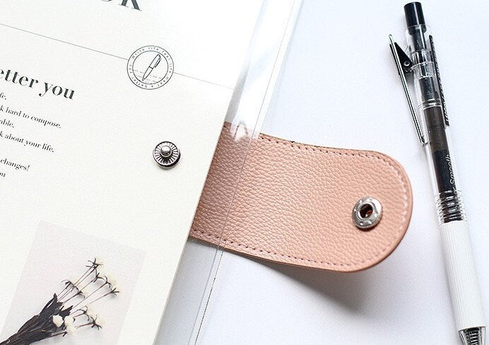 2025 Clear Binder Planner | PVC Plastic Binder | A5 B5 Personal Size | 6 Ring Binder
