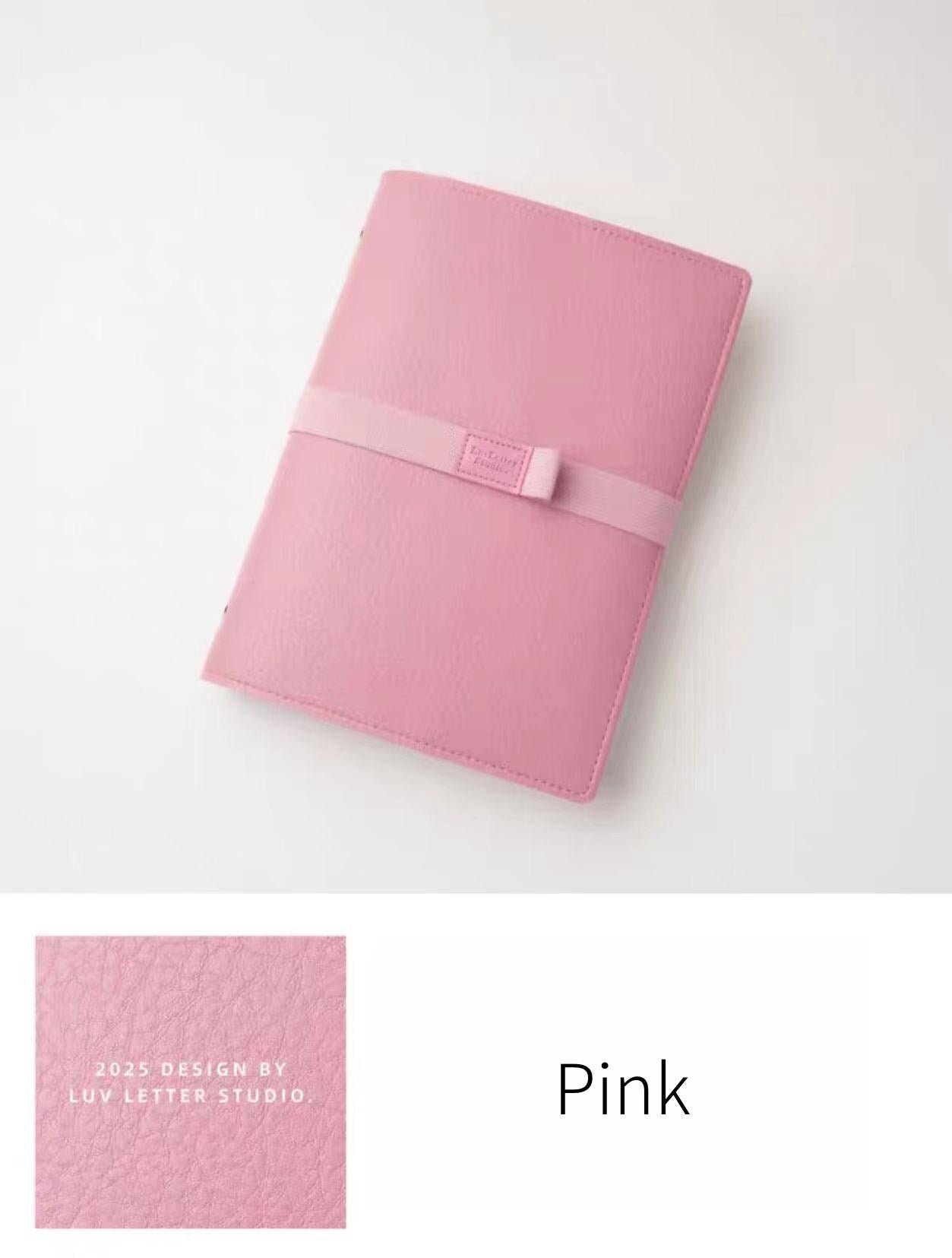 A5 Vegan Leather 6 Ring Binder Planner | Loose Leaf Binder | Planner Journal | 2025 Refillable Planner | Journal Diary Agenda Notebook