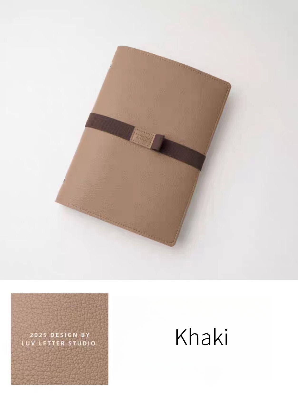 A5 Vegan Leather 6 Ring Binder Planner | Loose Leaf Binder | Planner Journal | 2025 Refillable Planner | Journal Diary Agenda Notebook