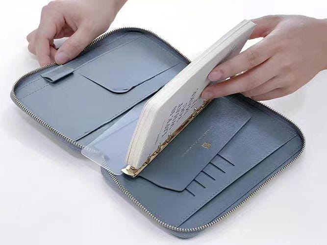 2025 Zipper Planner Organizer | 6 Ring Binder | Planners | Journal Diary Agenda Planner | Gift for Her | Business School Office Stationery