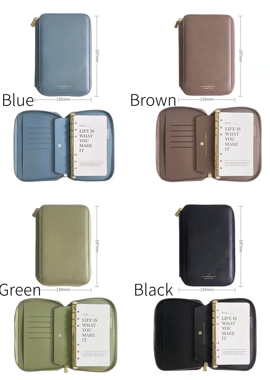 2025 Zipper Planner Organizer | 6 Ring Binder | Planners | Journal Diary Agenda Planner | Gift for Her | Business School Office Stationery