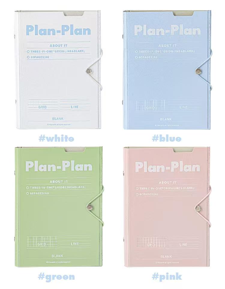 Stylish A6 Pocket Trifold Binder Notebook Planner Cover | 6 Ring Binder | 2024 Planner Organizer | A6 Folder | Lose Leaf Binder
