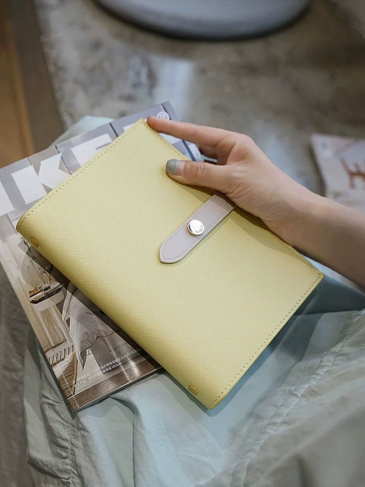 2025 A5 A6 Leather 6 Ring Binder | Planner Cover | Journal Agenda Notebook | Luxury Gift for Her | School Office Stationery