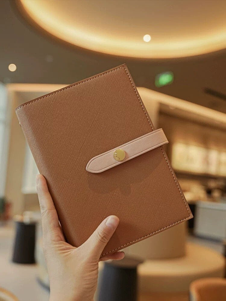2025 A5 A6 Leather 6 Ring Binder | Planner Cover | Journal Agenda Notebook | Luxury Gift for Her | School Office Stationery