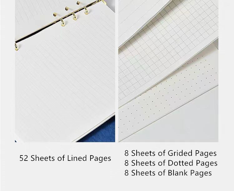 2025 A5 A6 Leather 6 Ring Binder | Planner Cover | Journal Agenda Notebook | Luxury Gift for Her | School Office Stationery