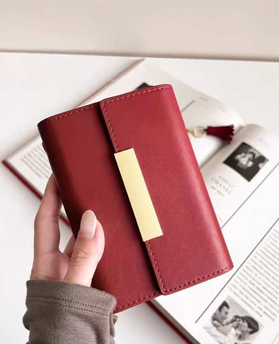 2025 PU Leather 6 Ring Binder | A5 Personal A7 Pocket Planners | Journal Diary Agenda Planner | Gift for Her | School Office Stationery