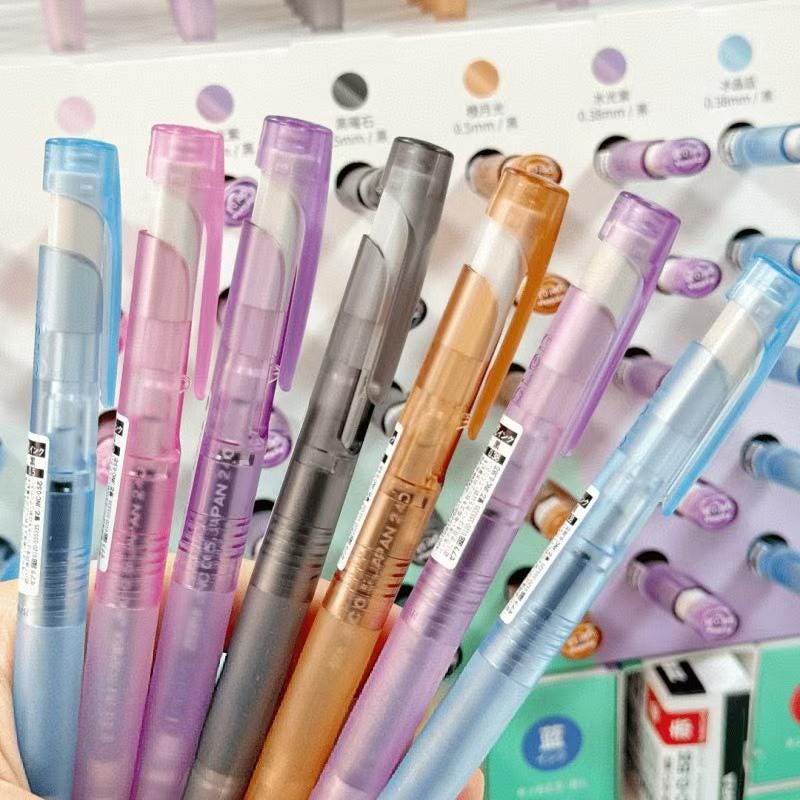 Limited Editon Japanese Zebra blen Pen | Quick Dry | Black Gel Ink Pens | Planner Journal Pens