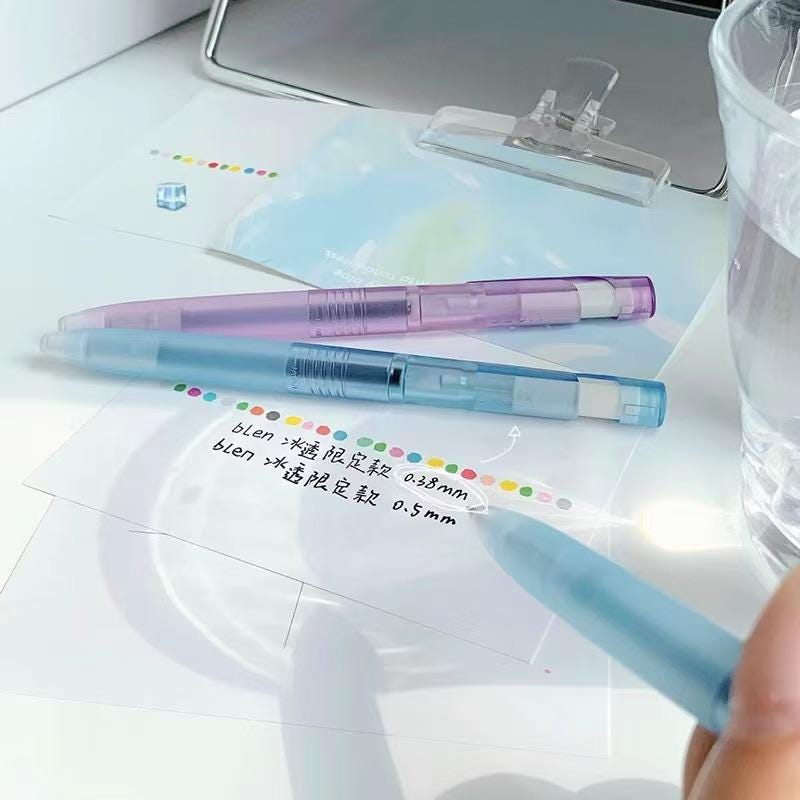 Limited Editon Japanese Zebra blen Pen | Quick Dry | Black Gel Ink Pens | Planner Journal Pens