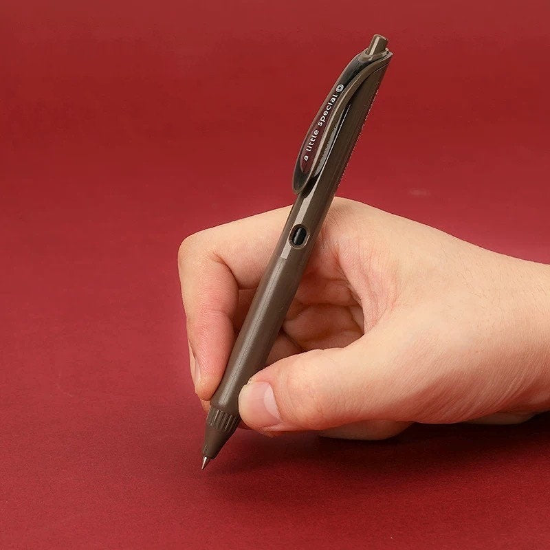 KOKUYO Retro Color Vividry Retractable Gel Pen | Black Ink | Quick-drying Ink | 0.5mm | Replaceable Refill | School Study Office Supplies