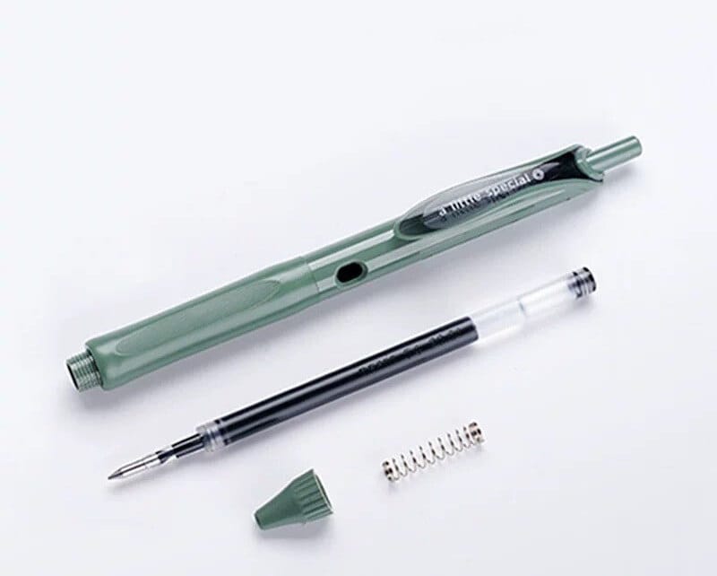 KOKUYO Retro Color Vividry Retractable Gel Pen | Black Ink | Quick-drying Ink | 0.5mm | Replaceable Refill | School Study Office Supplies